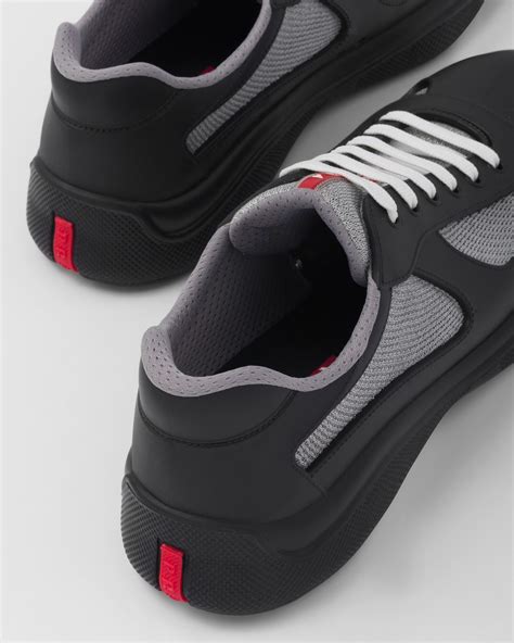 wie fallen prada schuhe aus|Prada America’s Cup Sneaker Aus Weichem Gummi Und Bike .